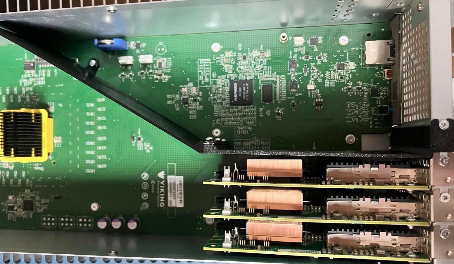 Detail měděných pasivů